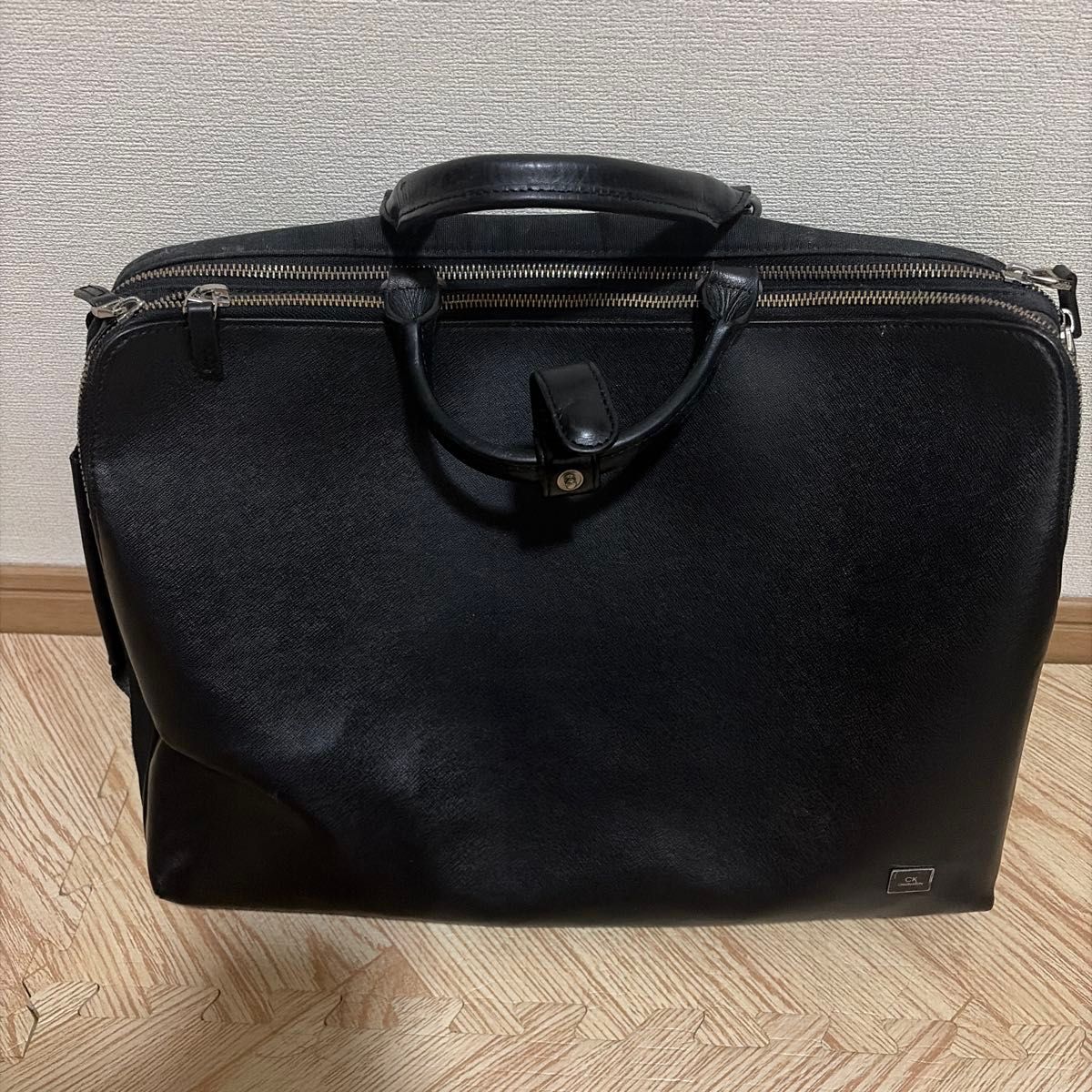 CK Calvin Klein Business Bag Briefcase 3-Way Black Backpack Shoulder Bag