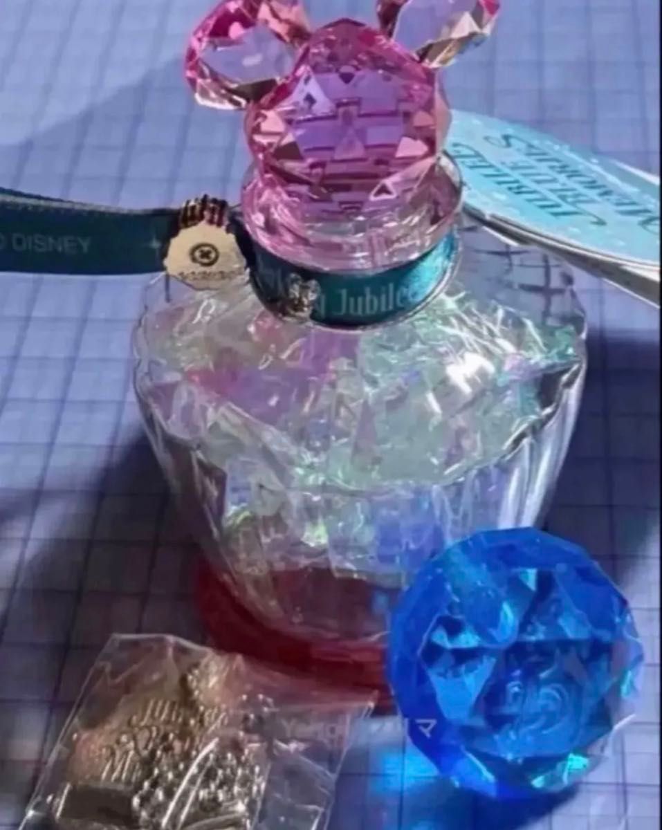 东京迪士尼海洋25周年jubily blue memory瓶粉色limen branze限定蓝调米老鼠