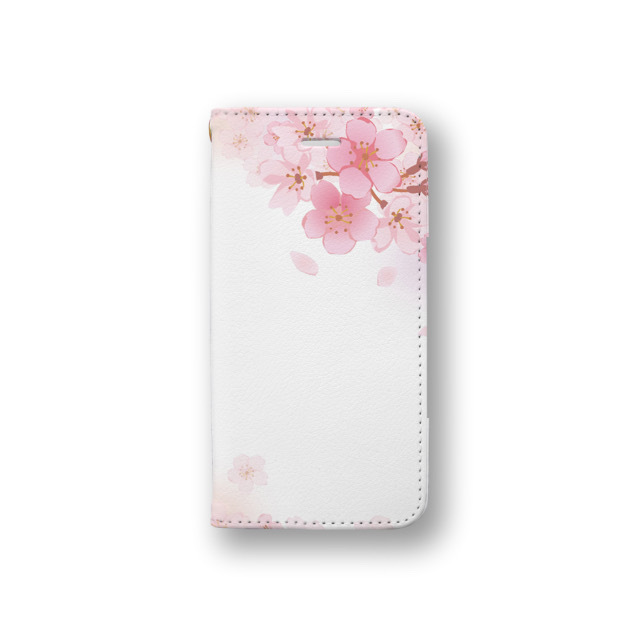 樱花 83 无带 翻盖手机壳 樱花 iPhone Xperia Galaxy AQUOS arrows Google pixel