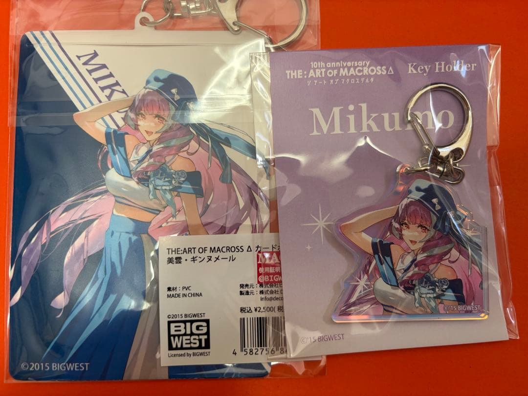 【[Sealed] Macross Delta 10th Anniversary Card Holder Acrylic Keychain Miku