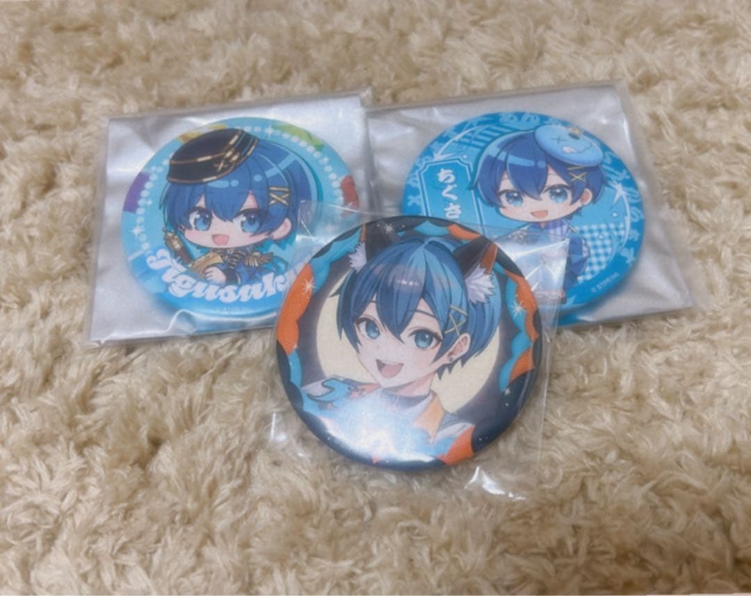 AMPTAK×COLORS ちぐさくん 徽章套装