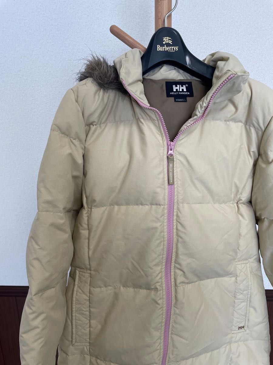 美品!! HELLY HANSEN ダウンジャケット ファー付き フード付 防寒