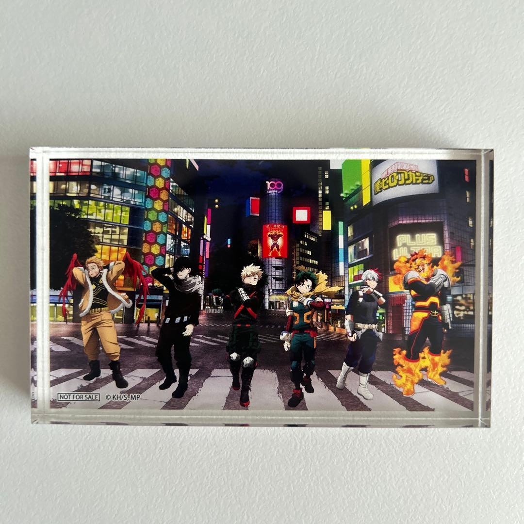 My Hero Academia × Tokyu Limited Edition Non-Sale Item Acrylic Block