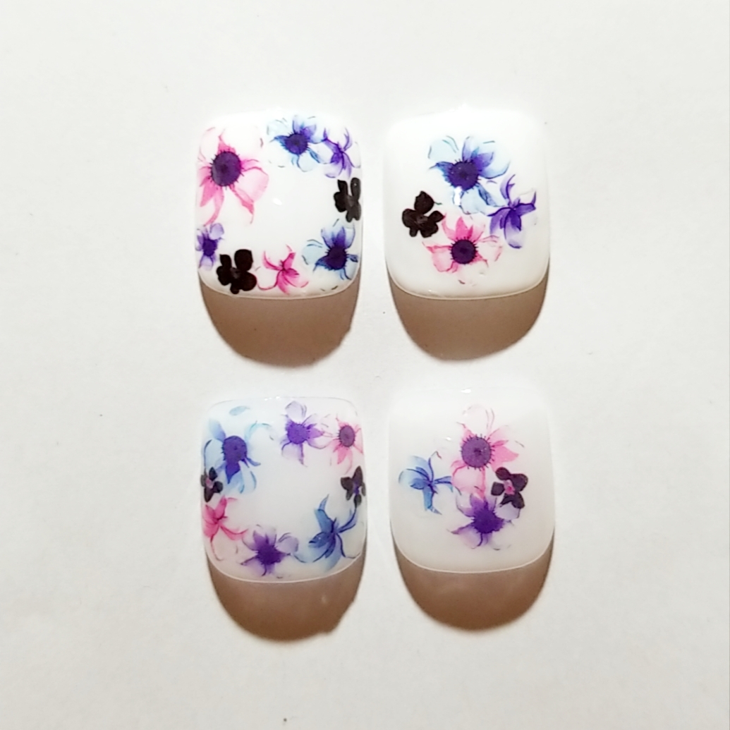 Foot Big Toe Siege Flowers Nail