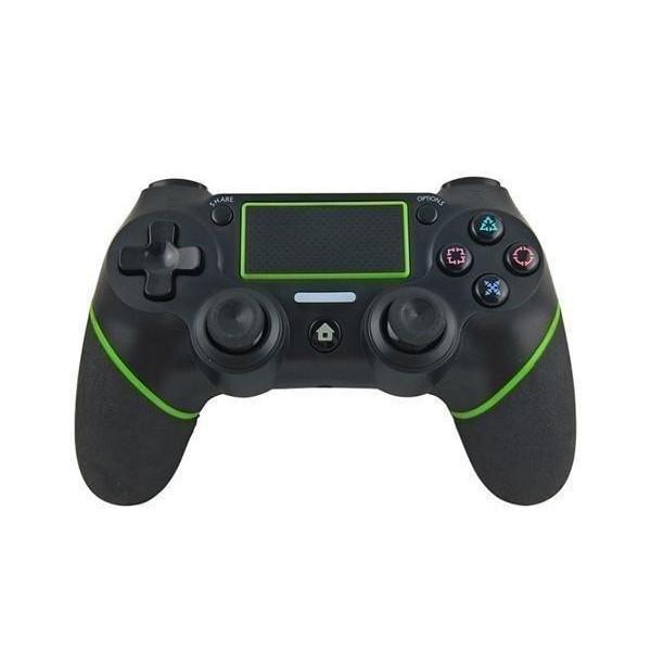 互換品 PS4 コントローラー グリーン ワイヤレス Bluetooth タッチパッド 加速度センサー 重力感応 イヤホンジャック付き ((S