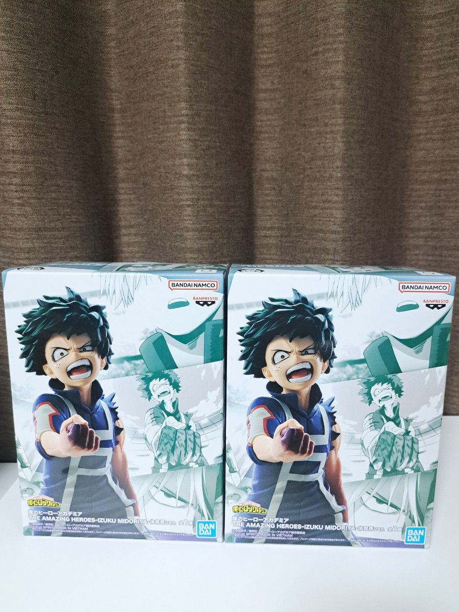 我的英雄学院 THE AMAZING HEROES 绿谷出久 体育祭ver. 手办 2个套装