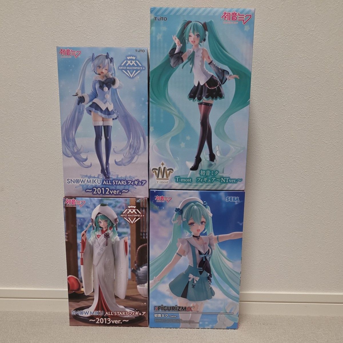 初音未来手办 4种套装 SNOW MIKU 2012 2013 T-most NTver. Sailor