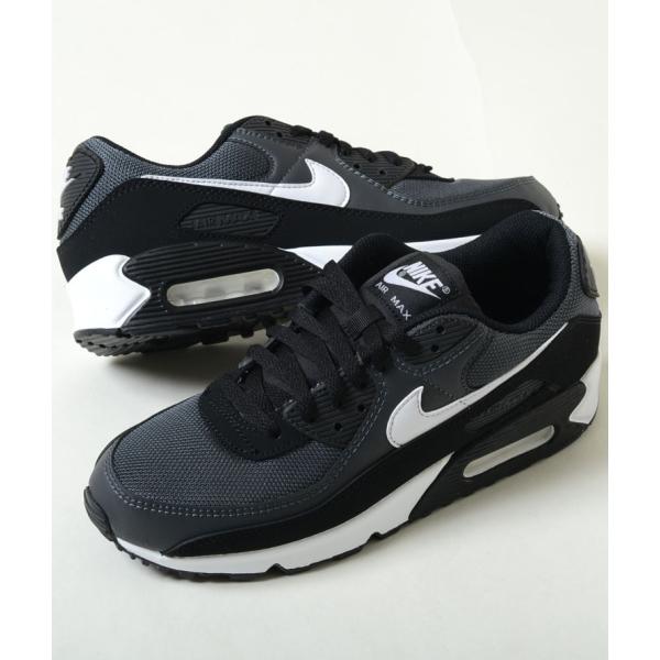 NIKE AIR MAX 90 耐克 Air Max 90 灰色x黑色x白色 男士运动鞋 cn8490-002
