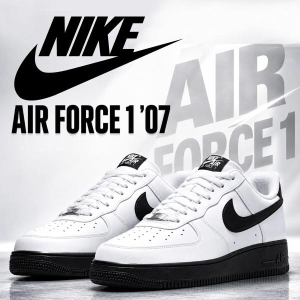 耐克 Air Force 1 '07 白黑配色 NIKE AIR FORCE 1 07 白/黑 fj4146-129