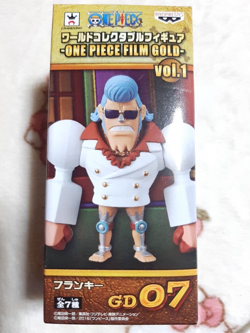 未拆封 海贼王 FILM GOLD 弗兰奇 作品收藏版 鲁鲁
