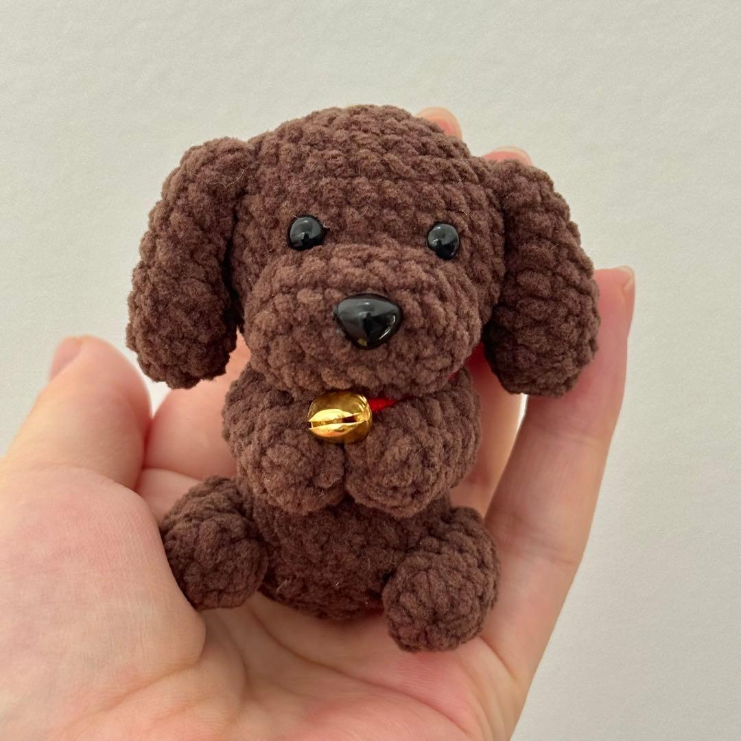 狗狗 毛线玩偶 手工 制作摆件 编织品