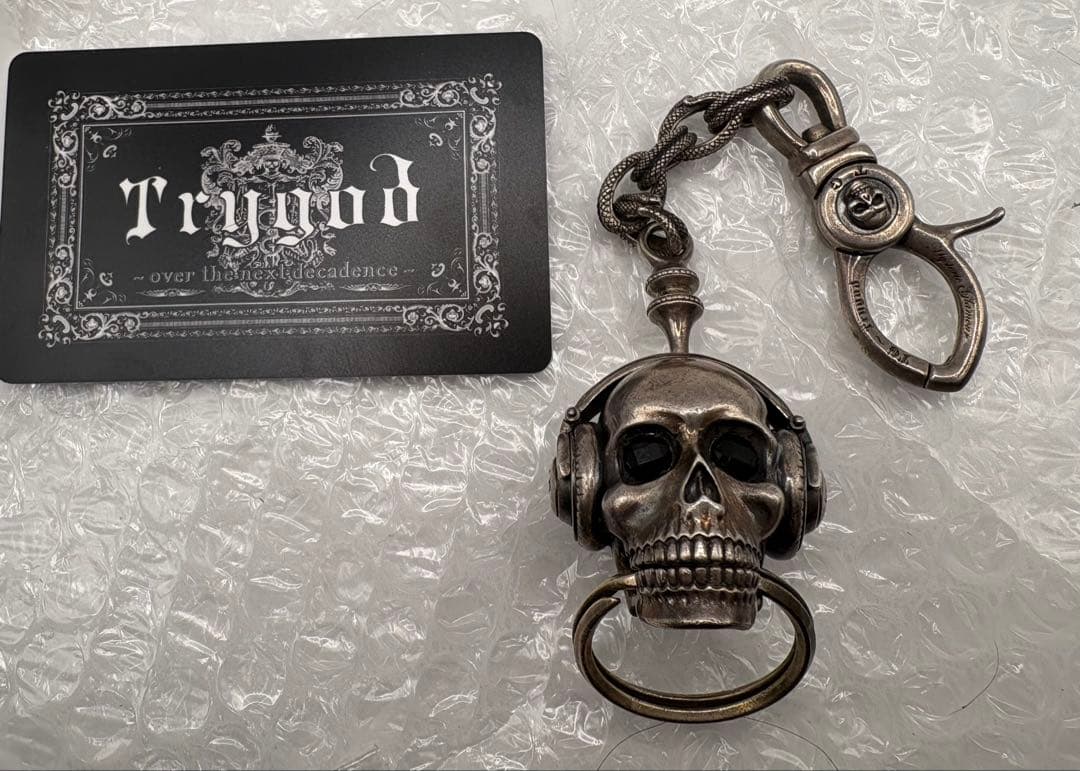Hysteric Glamour × TryGod骷髅钥匙链
