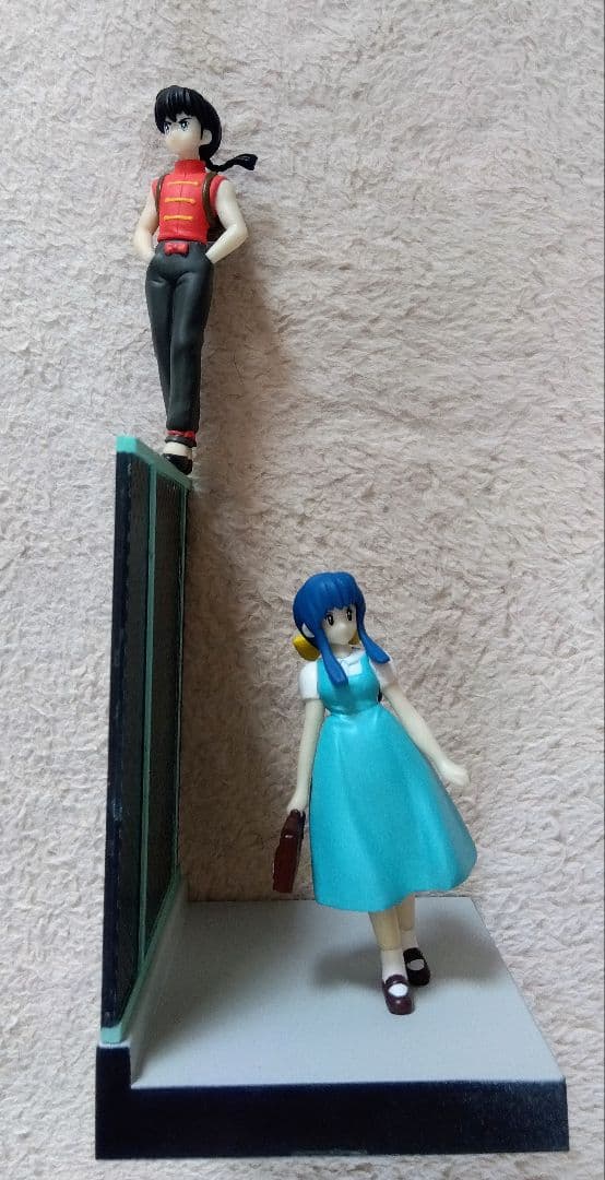 Ranma 1/2 Akane Tendo Ranma Saotome Trading Figure Diorama Commute Route