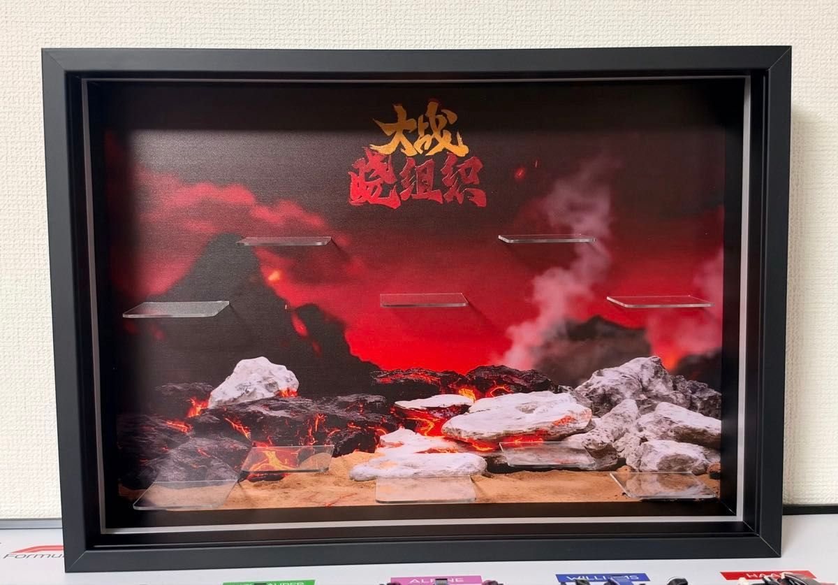 POPMART NARUTO -火影忍者疾风传 晓系列兼容 10体收纳 手办展示盒 收藏展示箱
