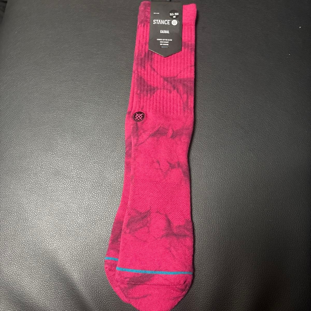 STANCE 斯坦斯 袜子 靴下 低帮袜 粉色 蛋彩印花 25.5-28厘米