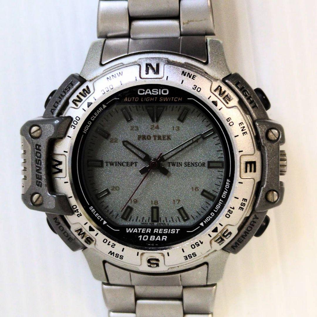 [Vintage] Casio Pro Trek PRT-500 Analog-Digital Titanium Watch