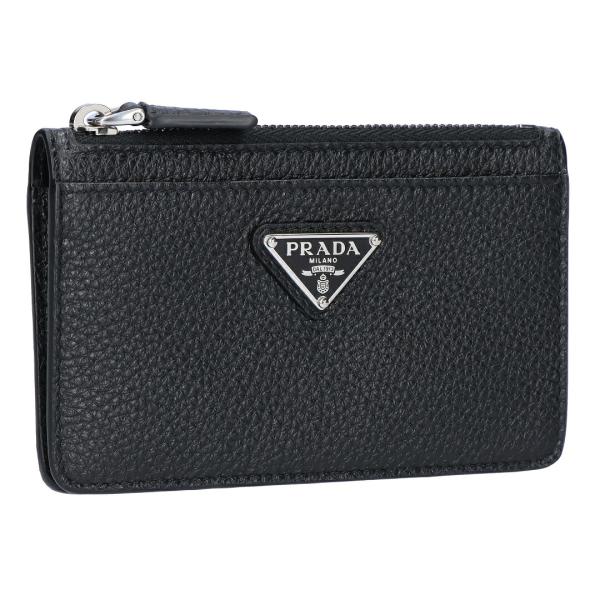 [Order-Made] [Parallel Import] Prada PRADA Wallet Coin Case Small Coin Purse Card Case Fragment Case VIT.DAINO TRIAN Vittello Daino 2MC084 2E54 F00