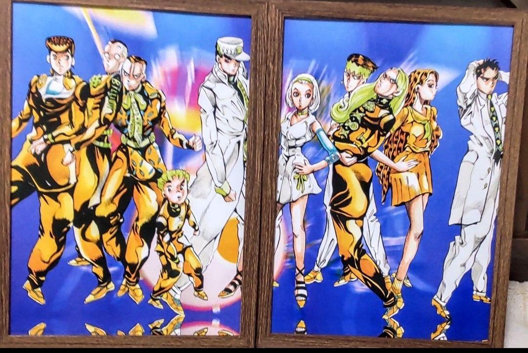 【415】jojo的奇妙冒险4部仗助 · 承太郎 · 吉良 · 露伴等【A4海报2张 · 额2张附带】