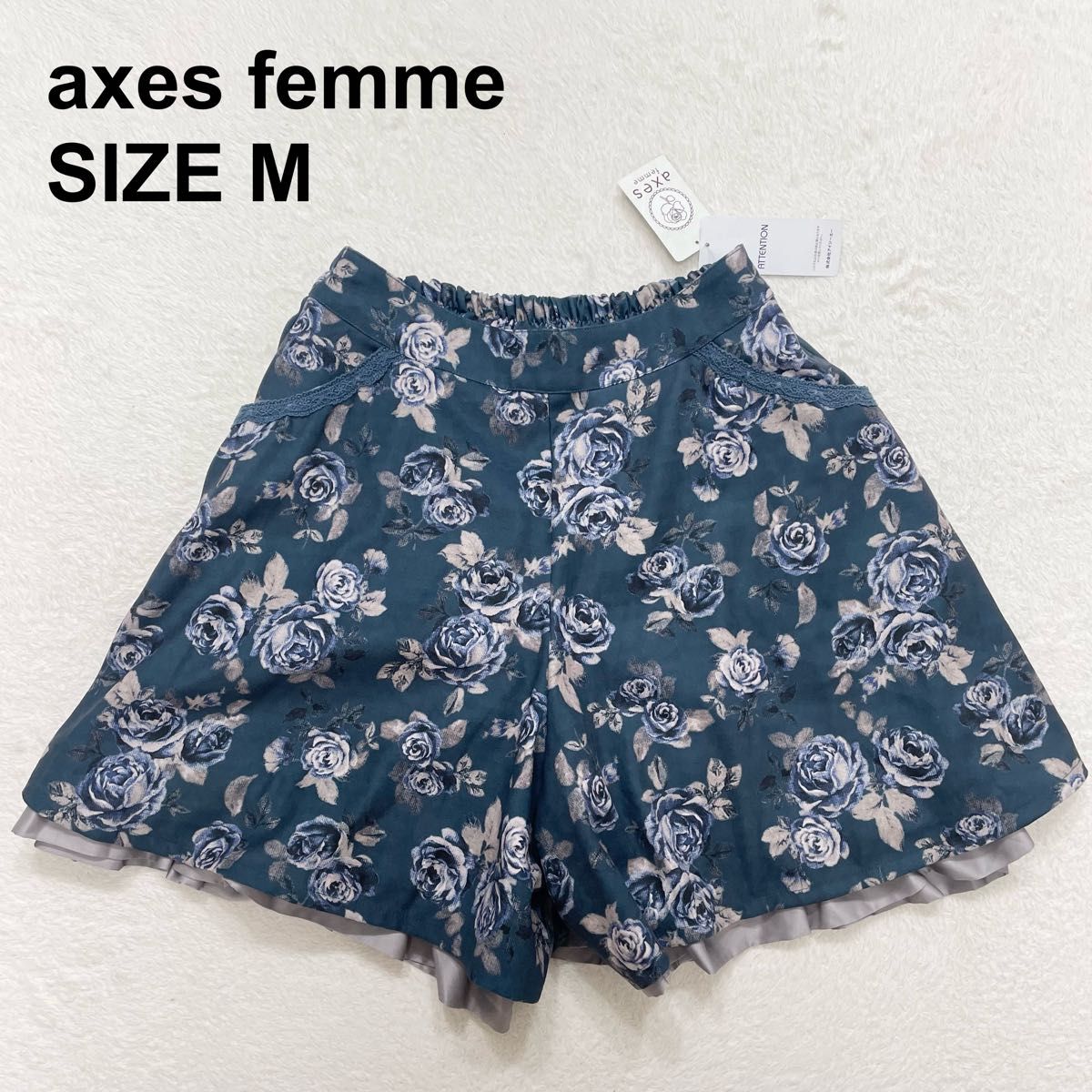 【全新未使用】axes y2k 公主风 古典 哥特 阔腿短裤(1804