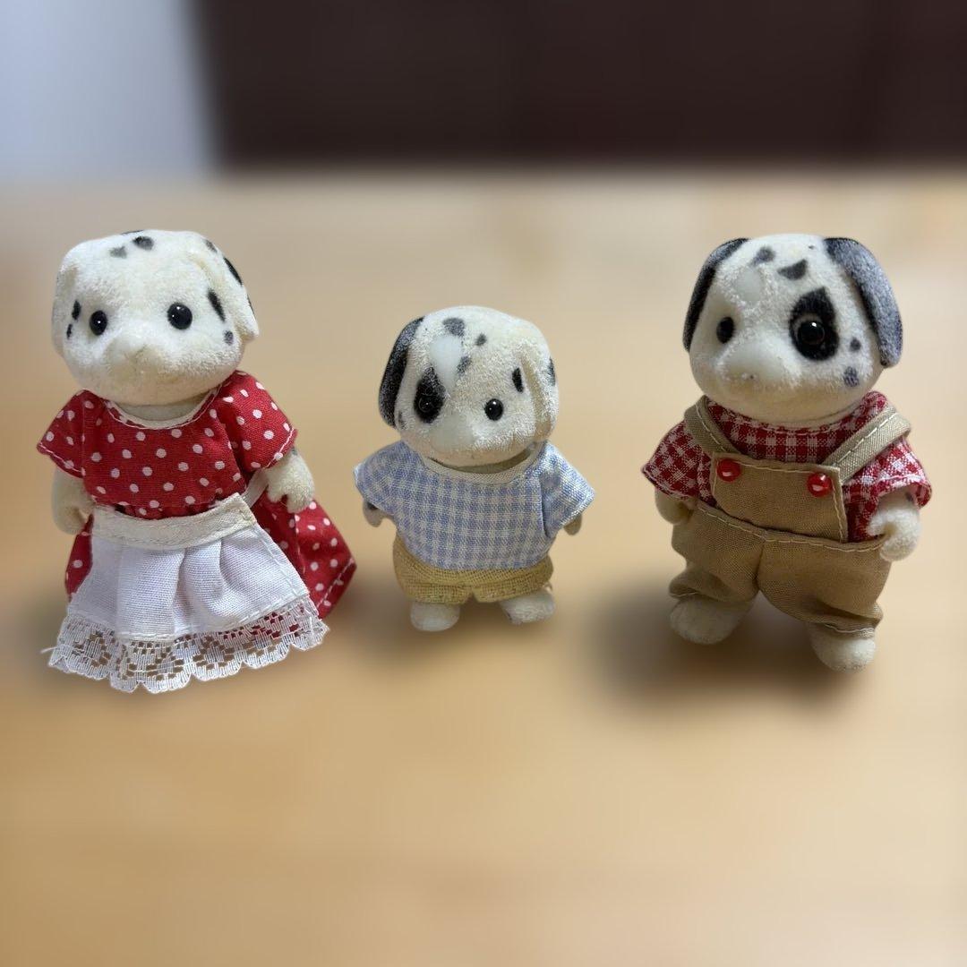Sylvanian Families 大麦町犬 3件套人偶