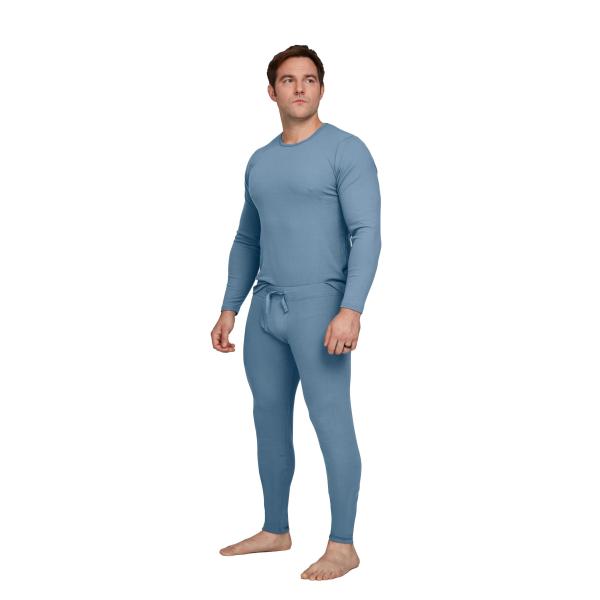 【并行进口品】Kickoff Long Johns Men's Thermal Underwear Pajamas,Mock Merino