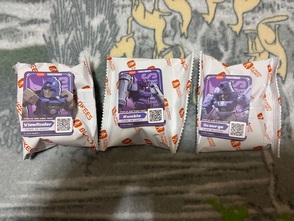 BLOKEES 变形金刚 手办 3个套装 Viewfinder Rumble Scourge