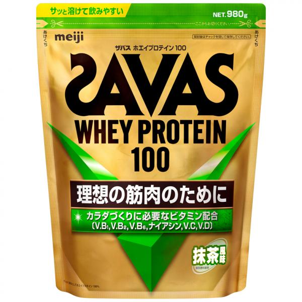 ザバス 乳清蛋白100 抹茶味 980克 CZ7465 2631747 乳清蛋白 萨瓦斯