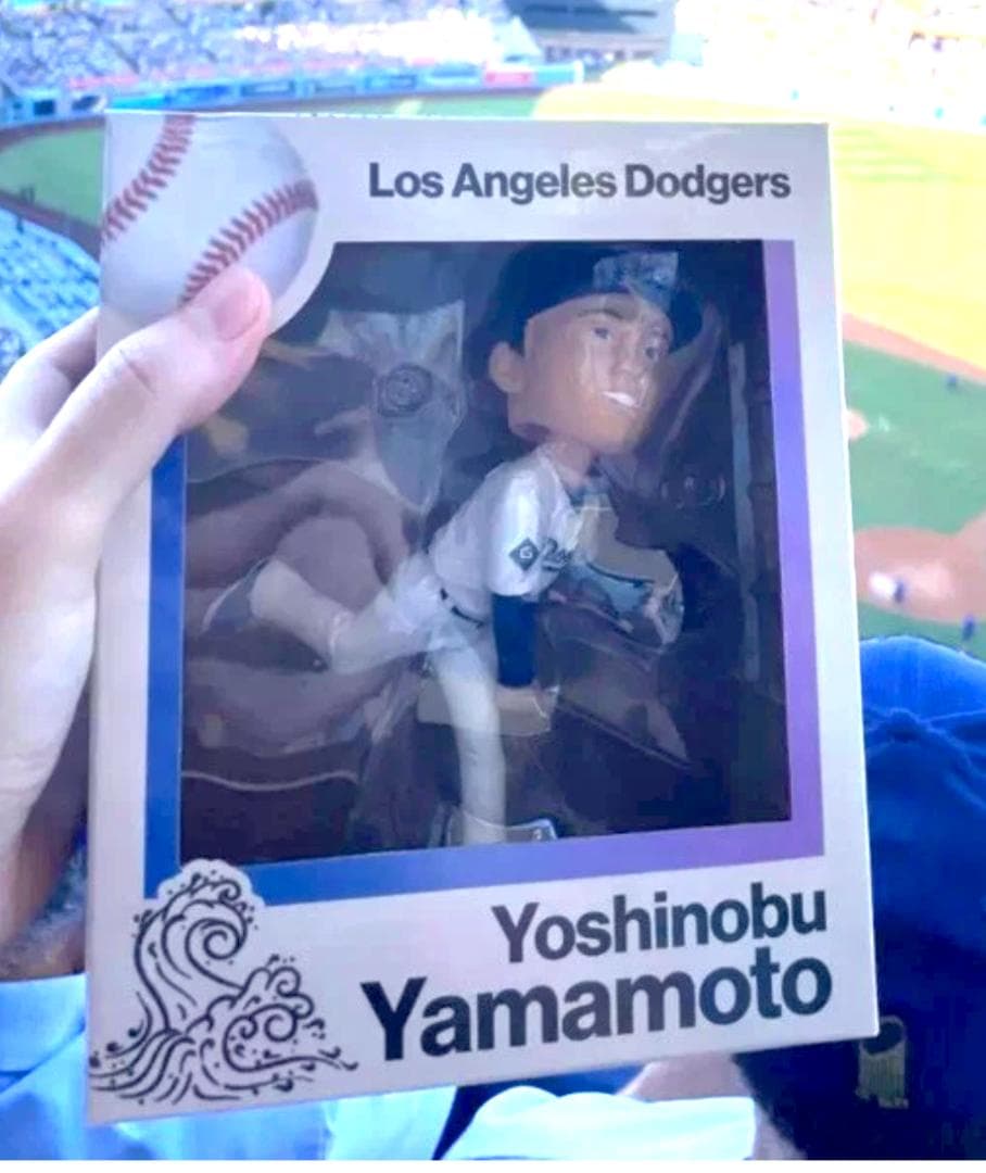 [Inspected] Yoshinobu Yamamoto Dodgers Bobblehead Doll, Distributed on June 13, 2024