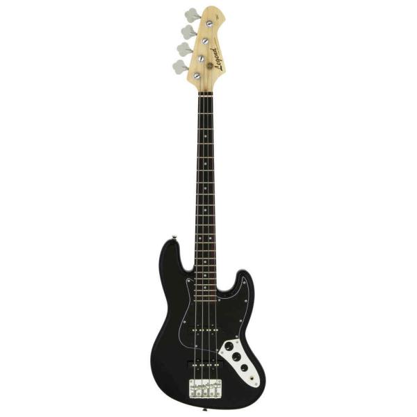 Legend LJB-MINI/B/BK(Black Black PG) ショートスケール ミニ・ベース/ケース付