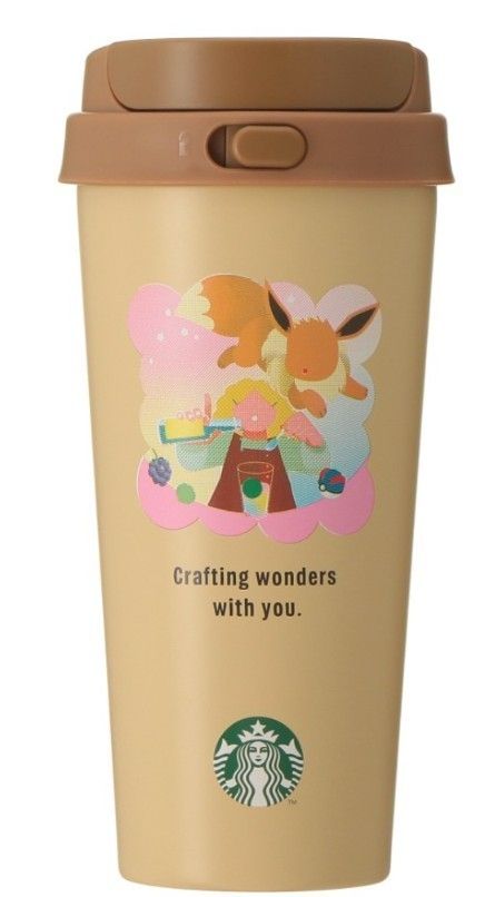 星巴克 宝可梦 TOGO保温瓶 伊布