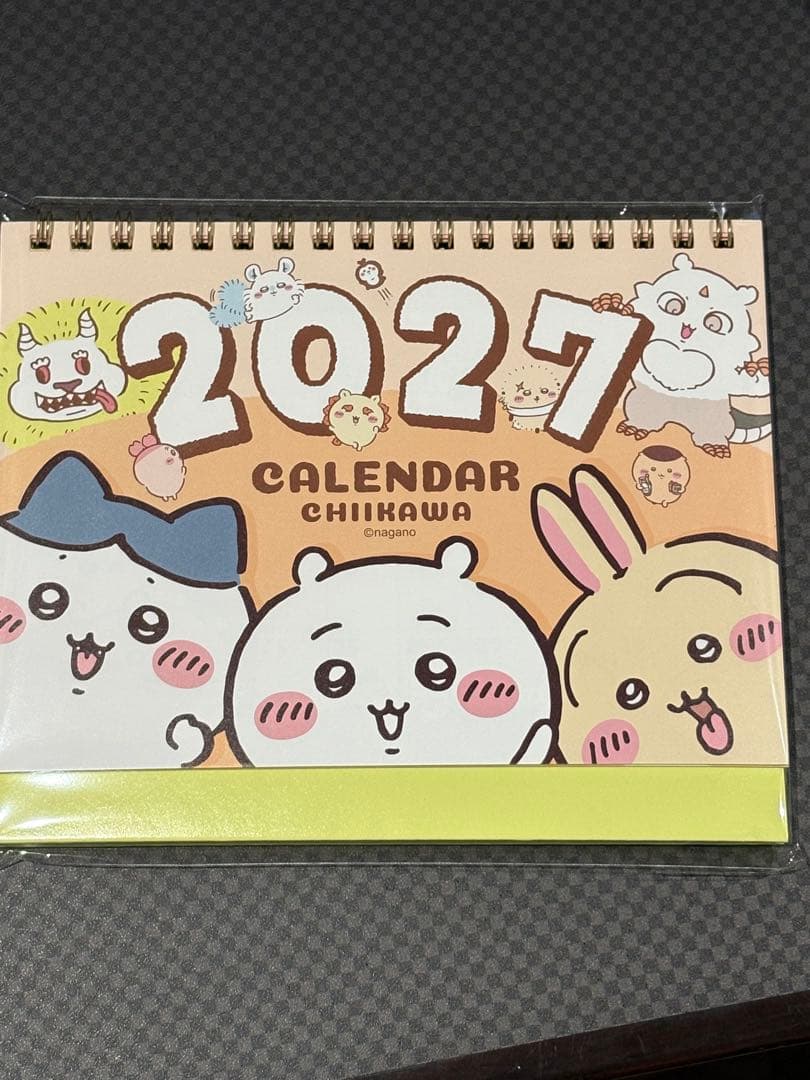 全新未开封吉伊卡哇2027年1月起始桌面日历（附迷你贴纸）)