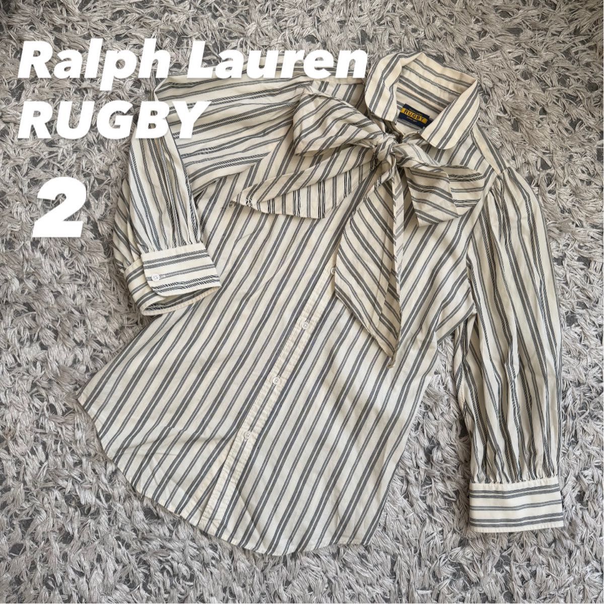【废盘】Ralph Lauren RUGBY拉尔夫 · 劳伦 · 橄榄球蝴蝶结衬衫条纹2