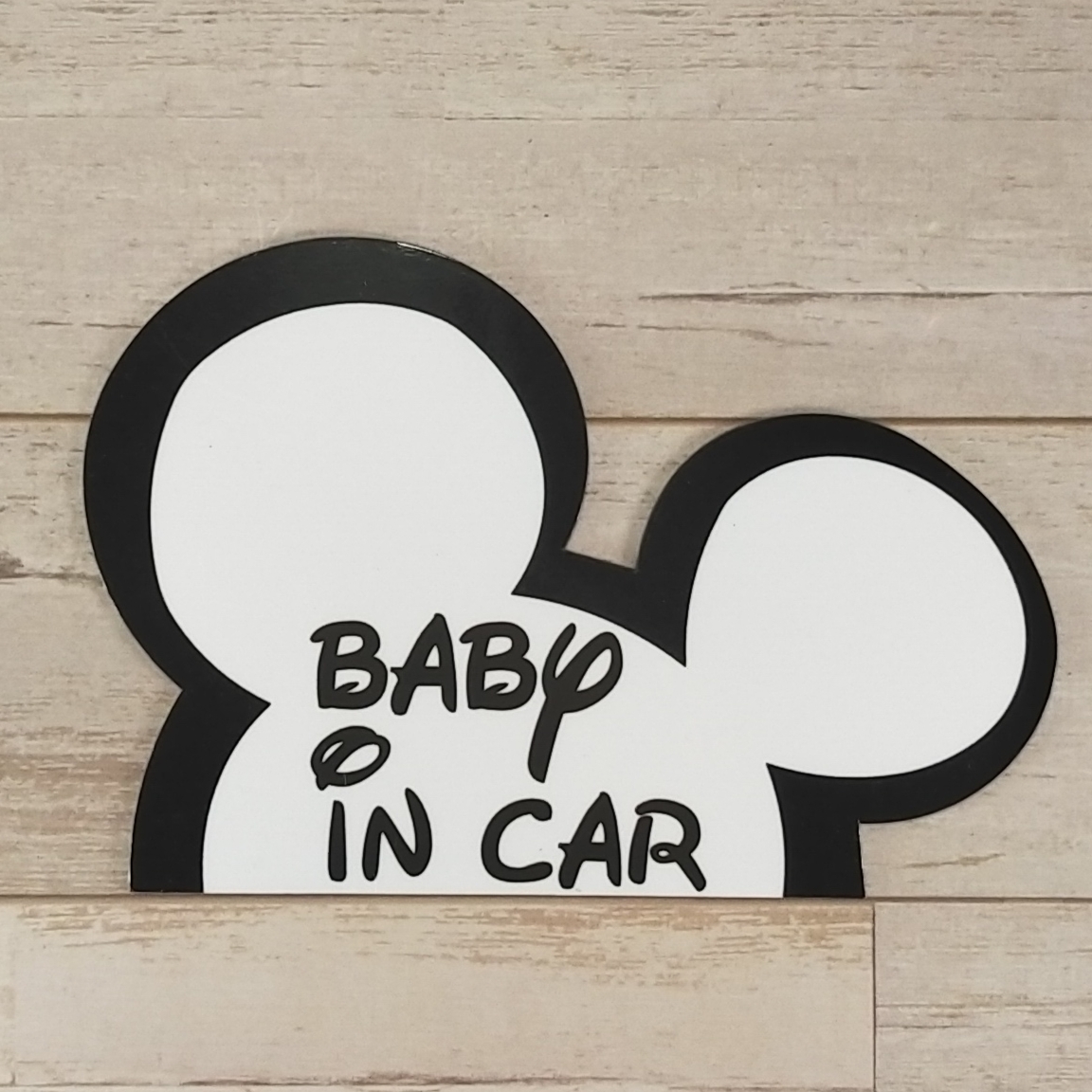 Baby in car磁铁贴纸MICKEY DISNEY婴儿墨水婴儿