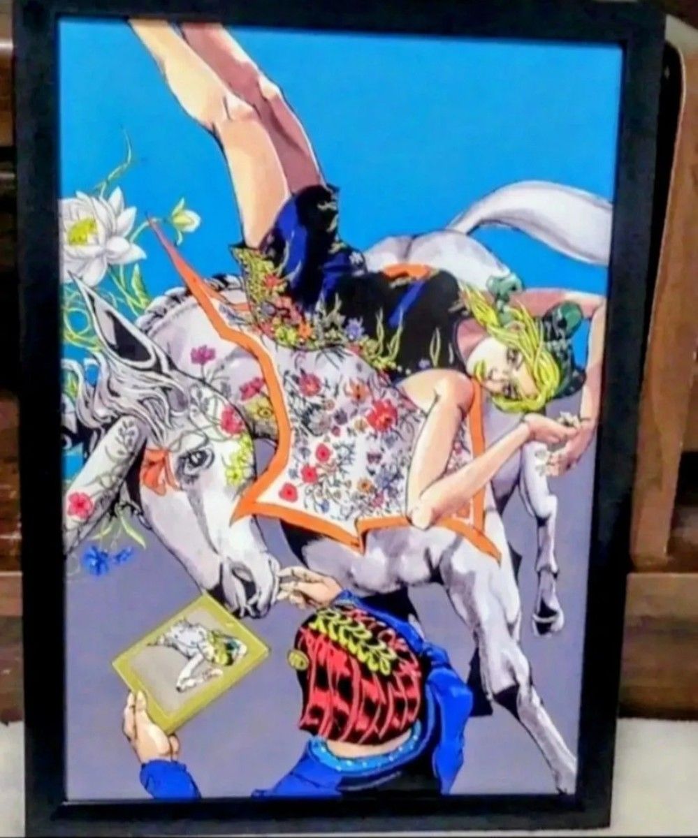 【605】jojo的奇妙冒险 × GUCCI合作空条徐伦 · 布查拉蒂【A4 · 双面海报 · 额附1张】