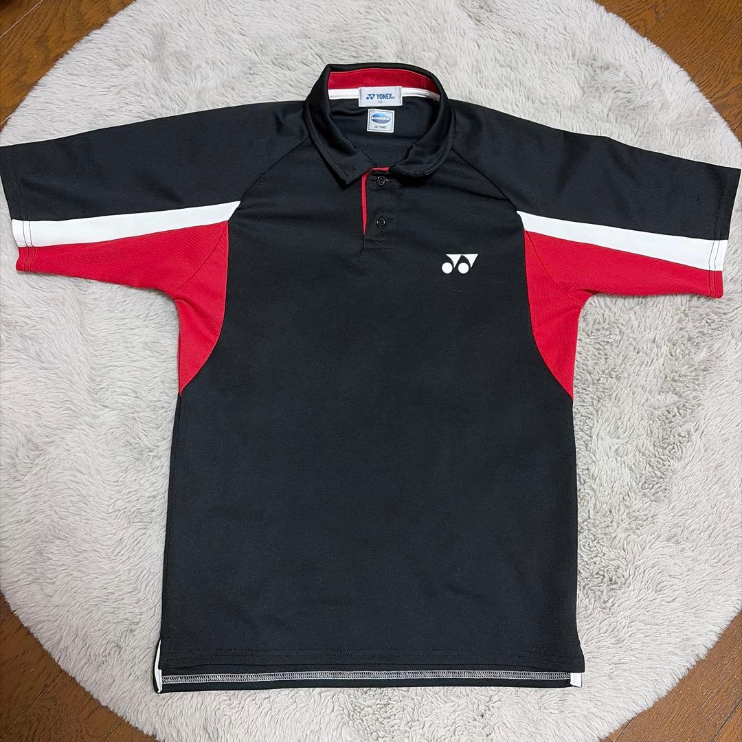 YONEX网球服polo衫黑色SS尺寸