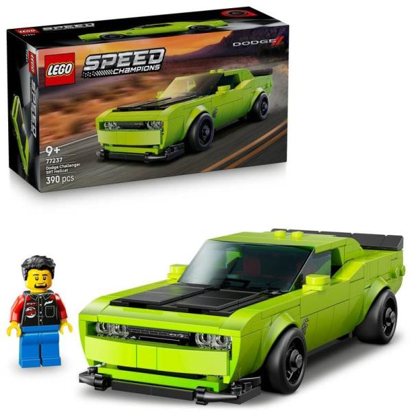 乐高乐高速度冠军Dodge Challenger SRT Hellcat跑车77237玩具玩具生日预