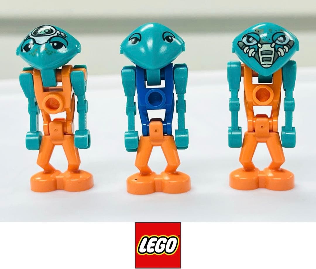 ⭐️乐高 LEGO 2001年绝版 ⭐️火星生活火星人迷你人偶3个 包括贝加等