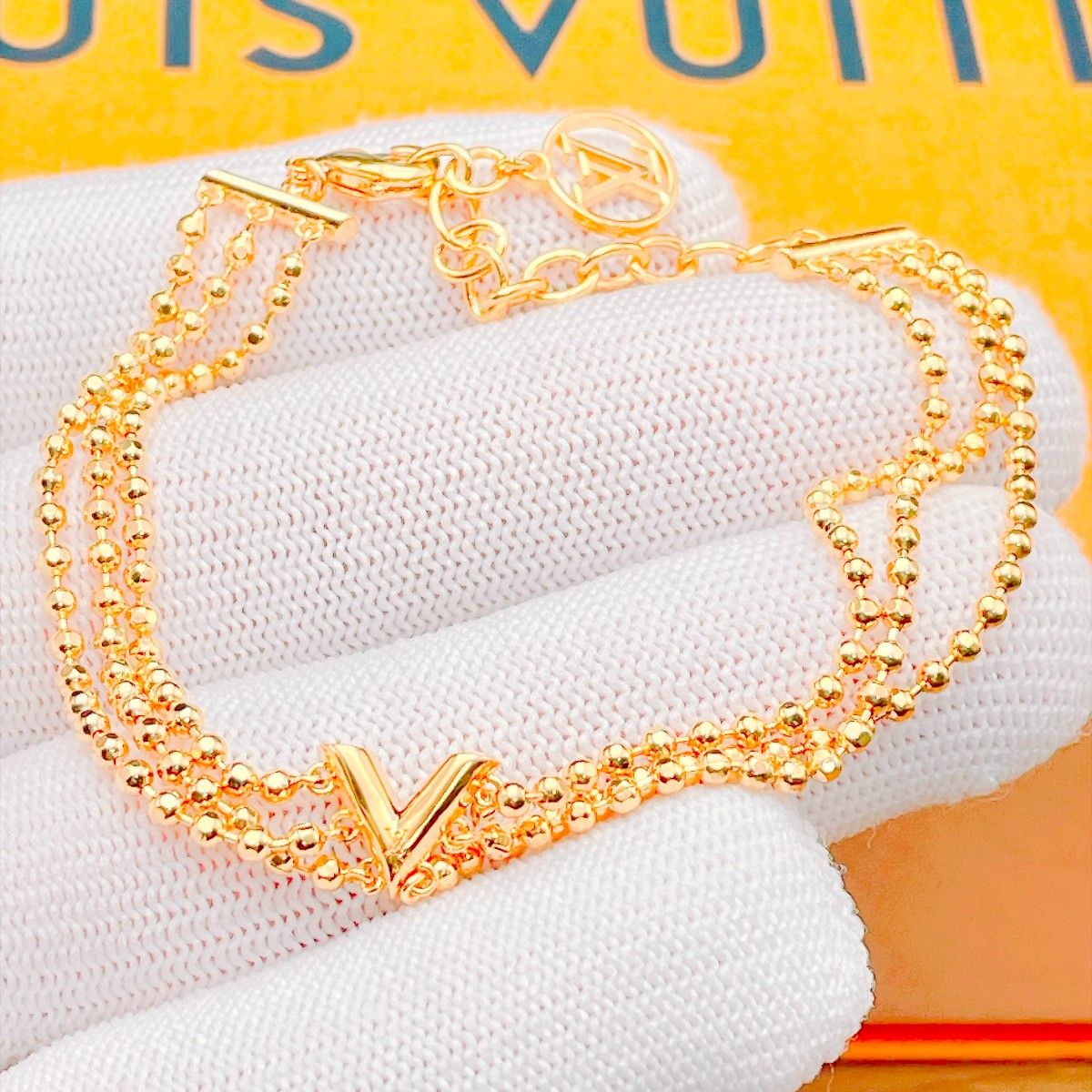 ◇ルイヴィトン◇新品仕上済 LOUIS VUITTON M00636 ブラスレ エセンシャルV スキン ブレスレット 6.54g