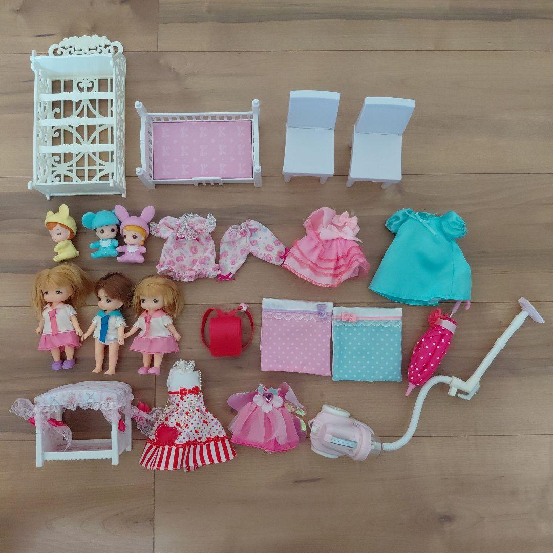 Licca-chan Doll Accessories, Furniture, Dresses - Large Set, Bundle Sale