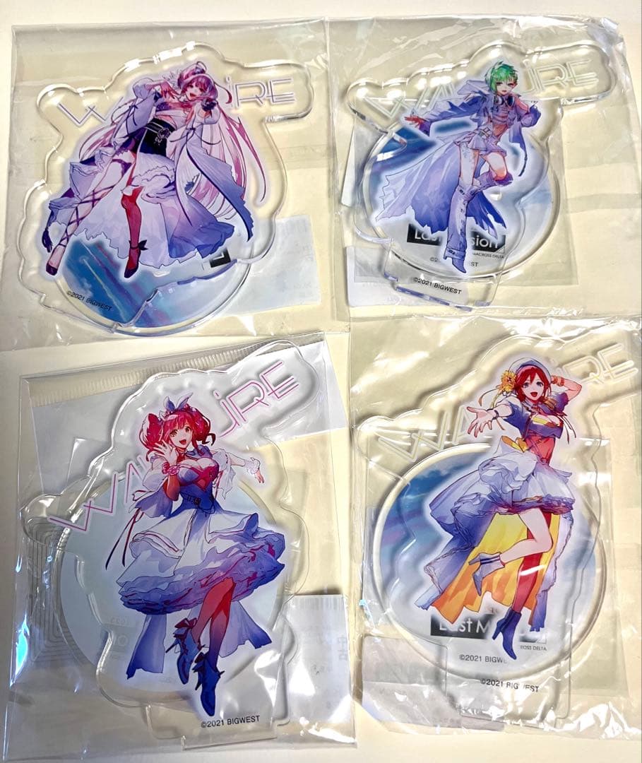 Macross Δ Acrylic Stand Last Mission 4-Piece Set