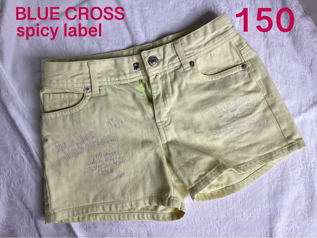 BLUE CROSS spicy label短裤150cm黄色