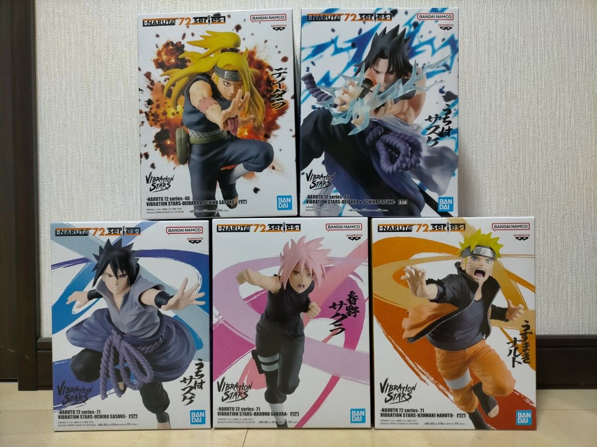 NARUTO VIBRATION STARS花样滑冰5种套装deidara佐助鸣人樱花