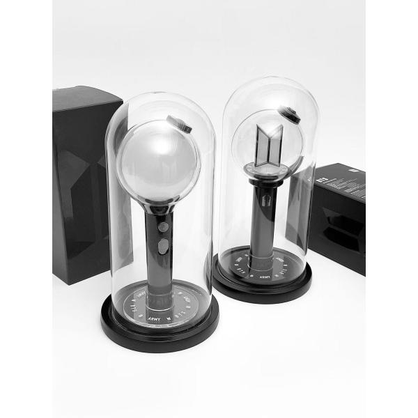 【高品质】BTS荧光棒展示盒 收纳盒 防尘玻璃罩 / ARMY BOMB 第四代特别版 适用灯架 装饰台 礼物周边商品