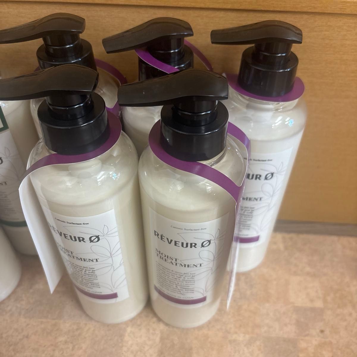 【5支装】Reveur Zero Moist 阳离子免洗护发素 460ml 护发素 Reveur Moist