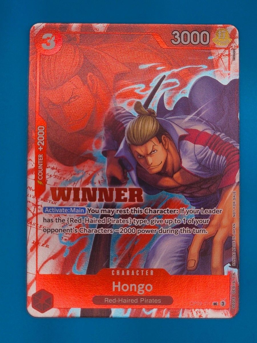 海贼王 本战 OP09-011 UC WINNER 英文版 海外限定