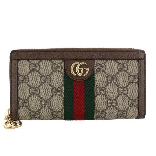 GUCCI长钱包女士棕色523154 96IWG 8745