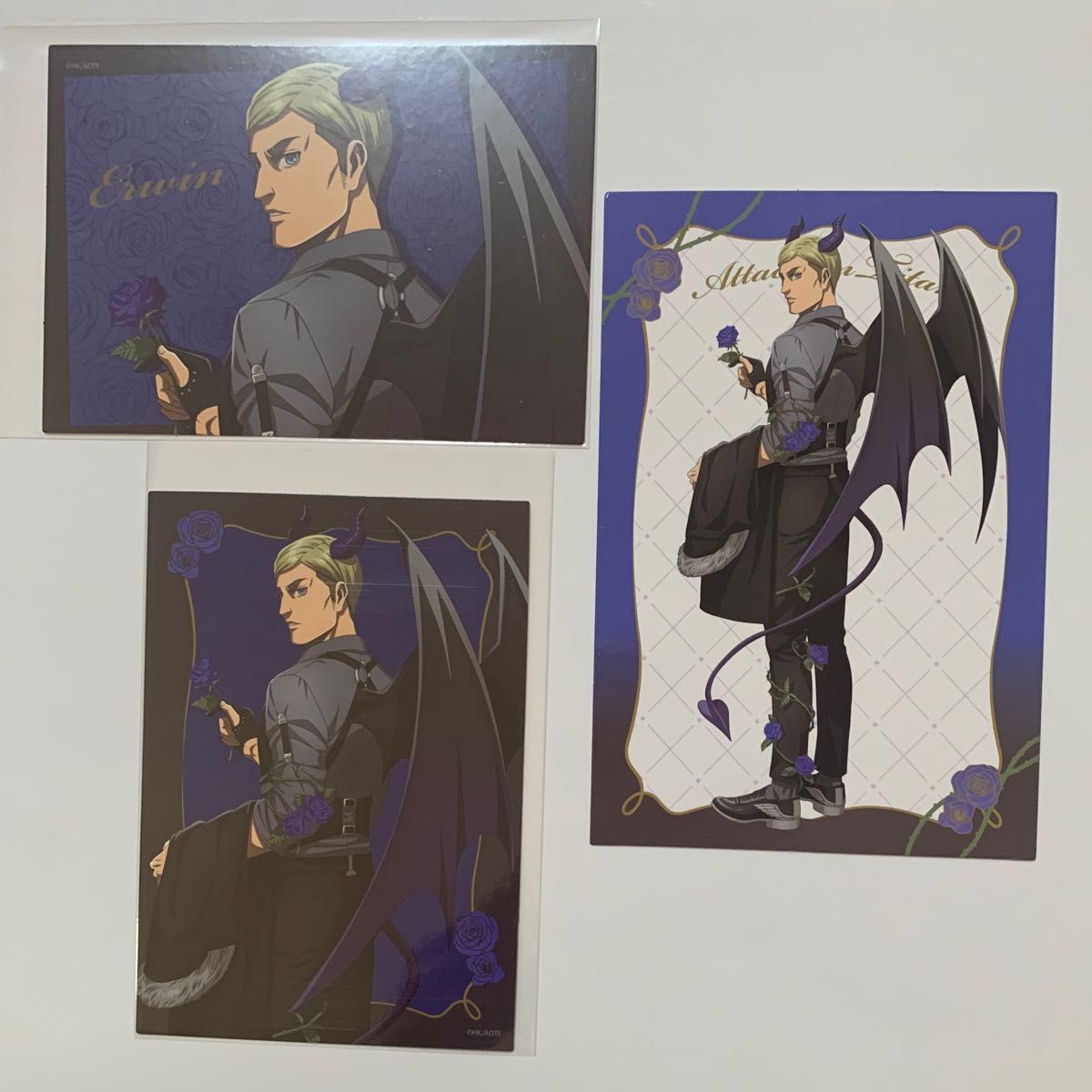 进击的巨人DEVIL bromide购买特典明信片埃尔文3点套装