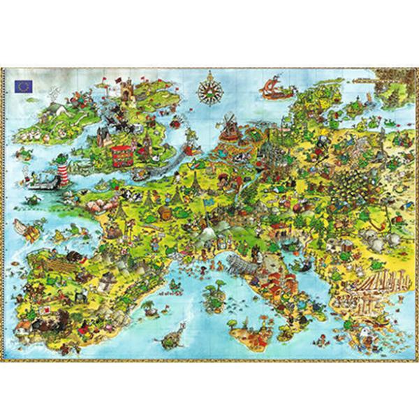 【正规进口商直送】HEYE PUZZLE 4000件08854 Marino Degano : United Dragons of Europe