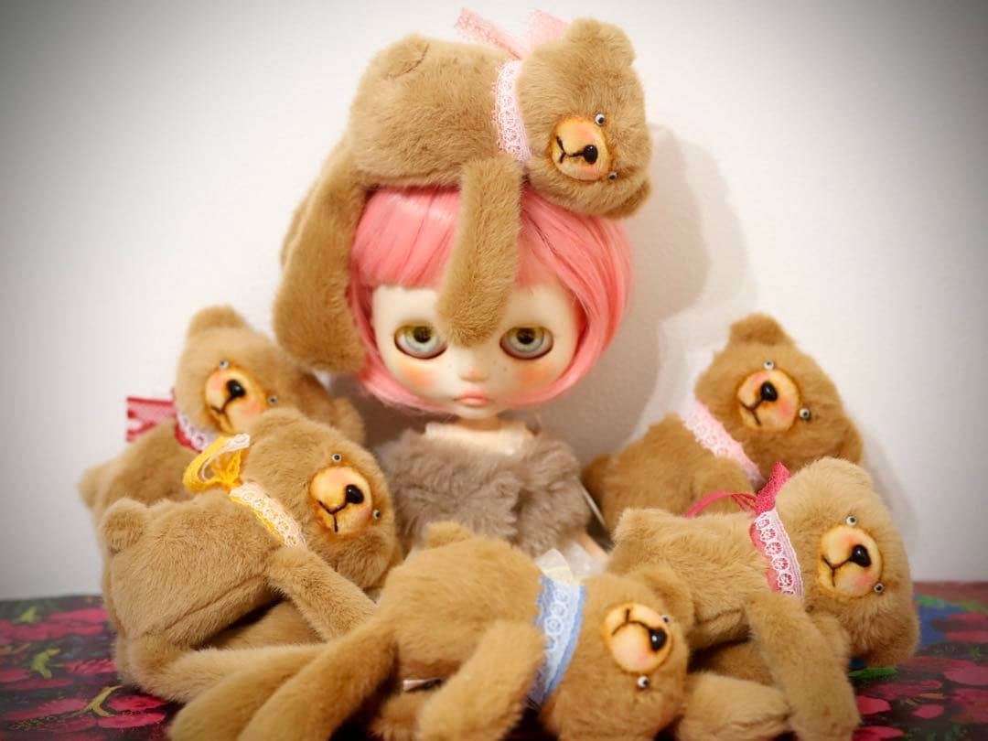[Exclusive] Kumanoori Art Doll Mole Animal Miniature Teddy Bear Accessory