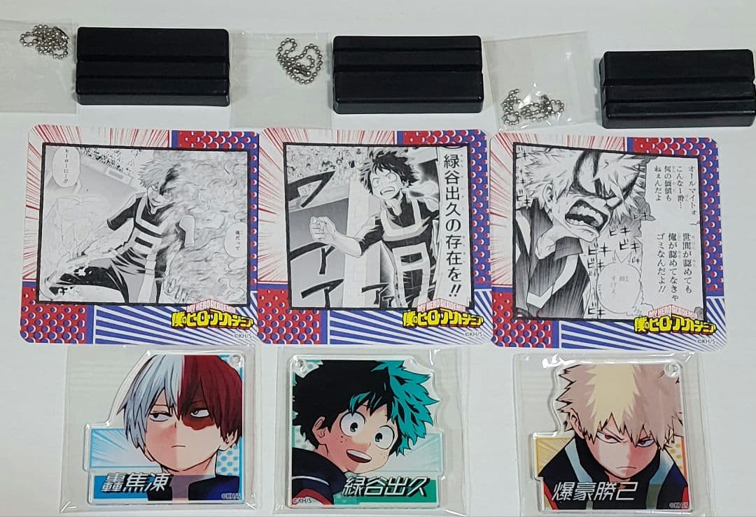 My Hero Academia Izuku Midoriya, Katsuki Bakugo, Shoto Todoroki Famous Scenes Diorama Collection